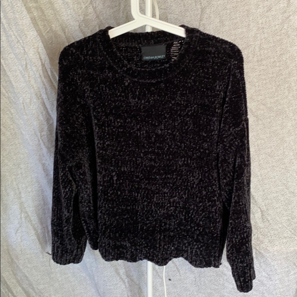 Black Super soft knit sweater